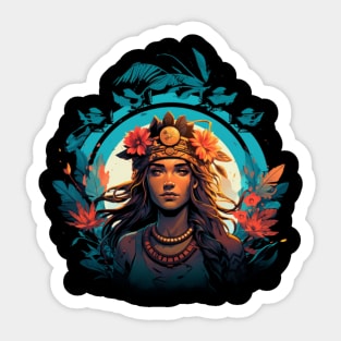 Tribal queen Sticker